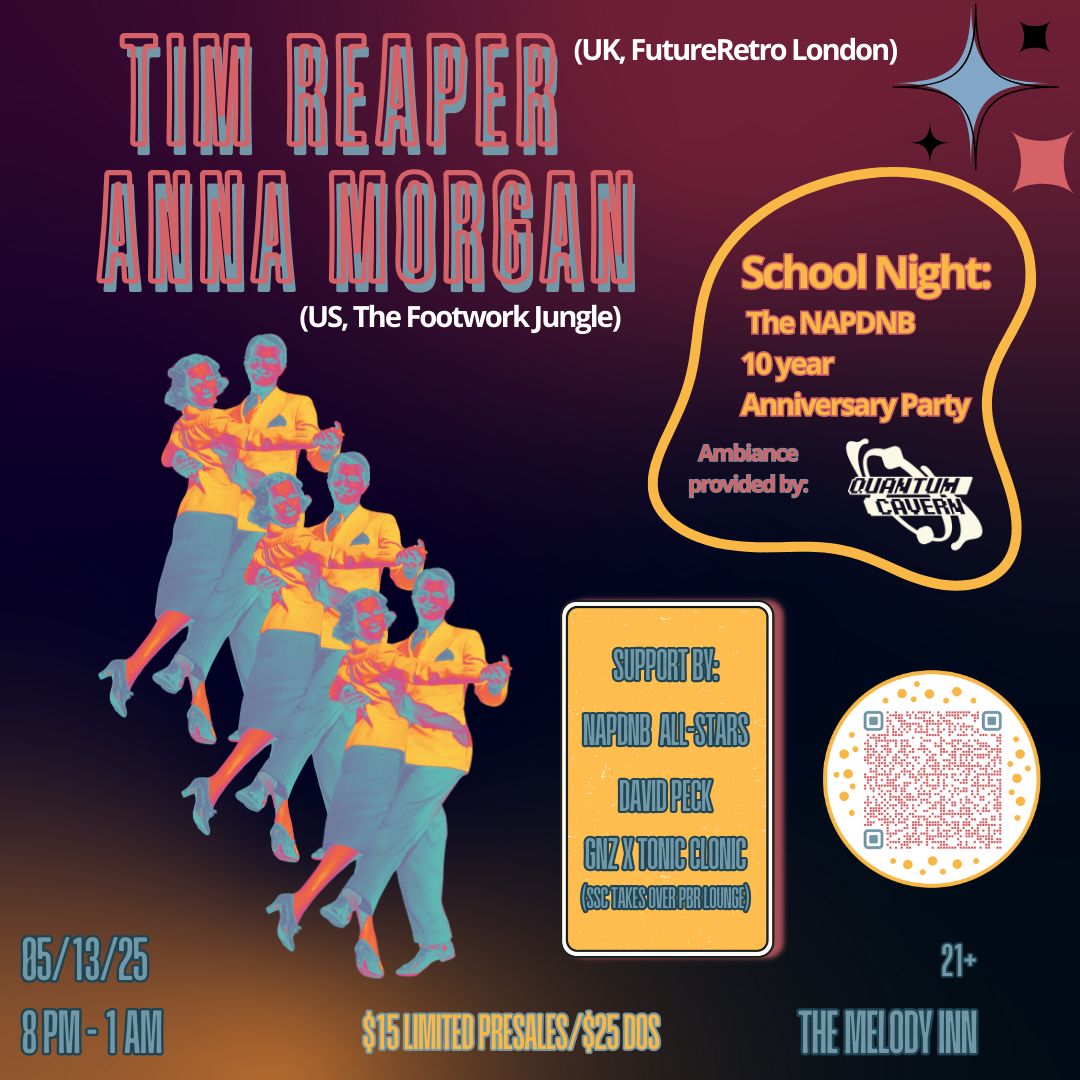 School Night 10 year anniversary with Tim Reaper and Anna Morgan